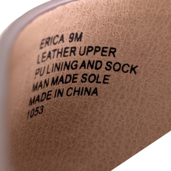 Steve Madden Erica Tan Wedge Sandals Size 9 - Picture 9 of 9